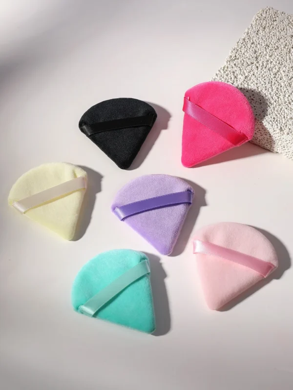 Makeup Puff Soft Triangle powder Mineral puff for face makeup - Image 2