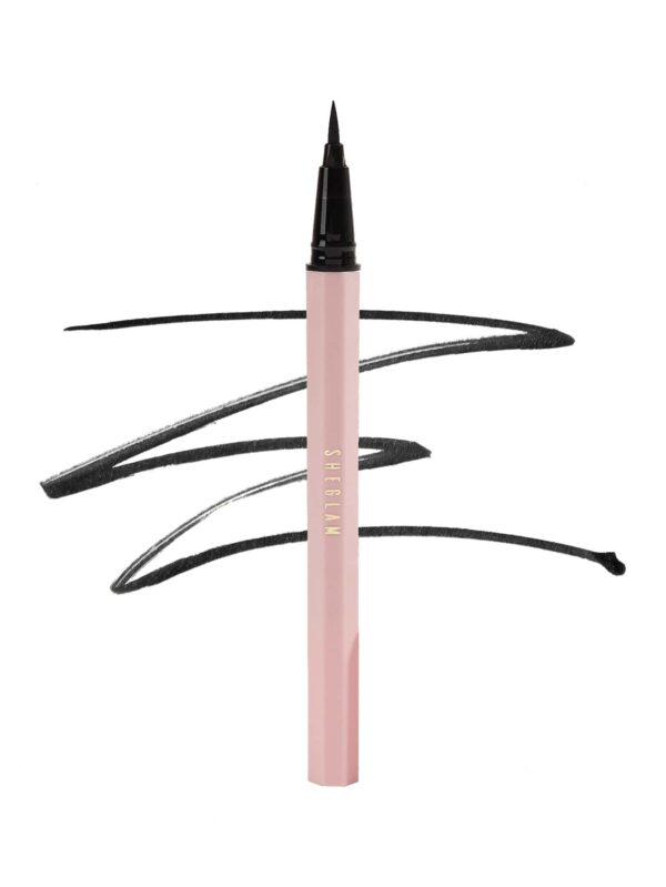 SHEGLAM Eternal Beauty Liquid Eyeliner-Black - Image 7