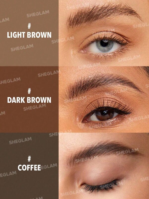 Dual-Ended Fine Eyebrow Pencil - Dark Brown - Image 6