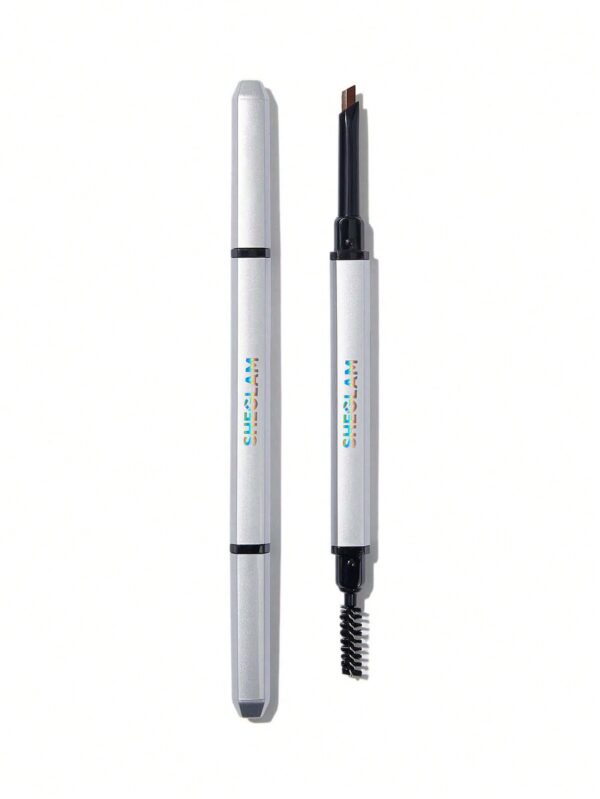 Dual-Ended Fine Eyebrow Pencil - Dark Brown - Image 2